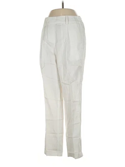 Pre-owned Reiss Casual Pants In Ivory
