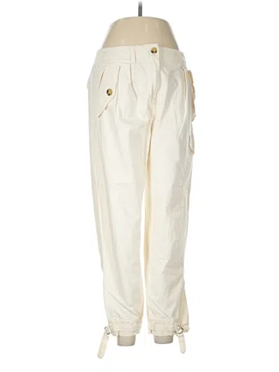 Pre-owned Reiss Casual Pants In Ivory