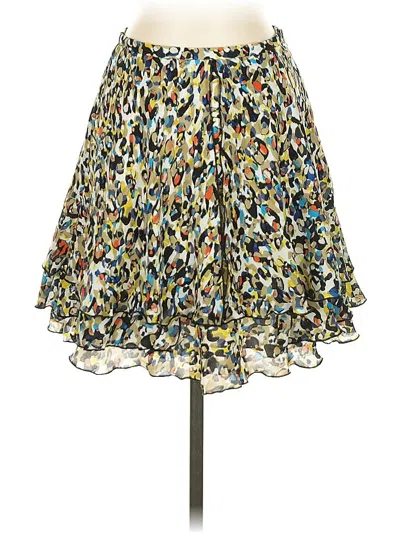 Pre-owned Reiss Casual Skirt In Gold