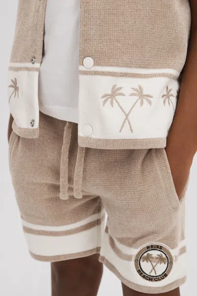 Reiss 5 Years In Taupe/optic White