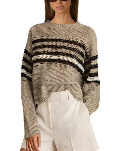 Reiss Catrice Knit Top In Brown