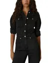 Reiss Celeste Denim Jumpsuit In Black