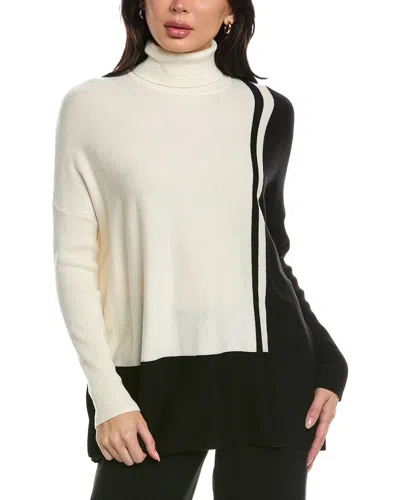 Reiss Celia Color Block Roll Neck Wool-blend Sweater In Multi