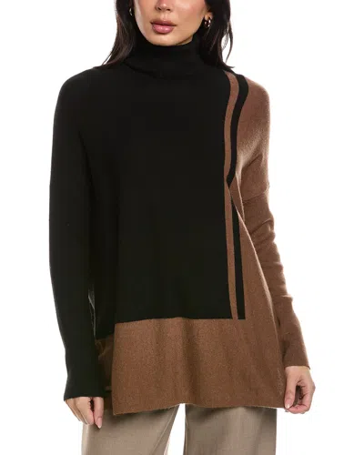 Reiss Celia Color Block Roll Neck Wool-blend Sweater In Multi