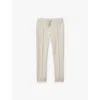 Reiss Babies' Croxley Regular-fit Stretch-jersey Jogging Bottoms 3-14 Years Cement