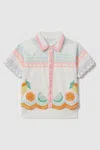 Reiss Kids' 14 Years In Ivory Print