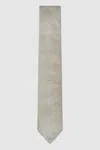Reiss Champagne Liam Silk Polka Dot Tie In Champagne