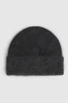 Reiss Charcoal Cashmere Beanie In Charcoal