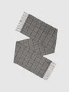Reiss Charcoal Grey Scarf In Gray