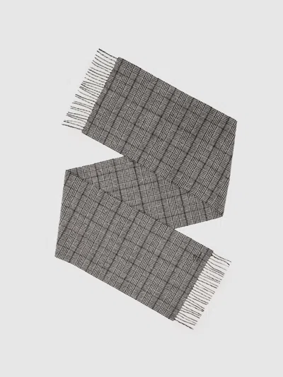 Reiss Charcoal Grey Scarf In Gray