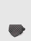 Reiss Charcoal/bordeaux Tie In Multi