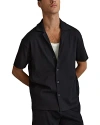 REISS CHASE SHORT SLEEVE OTTOMAN CUBAN COLLAR SHIRT