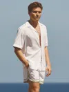 Reiss Che Contrast Stripe Elasticated Waist Swim Shorts