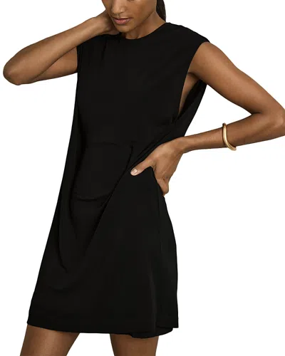 Reiss Chelsea Corset Jersey Dress In Black