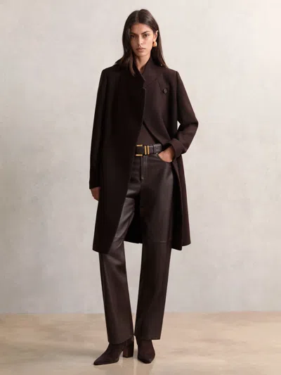 Reiss Chocolate Brown Petite Coat