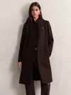 Reiss Chocolate Brown Coat