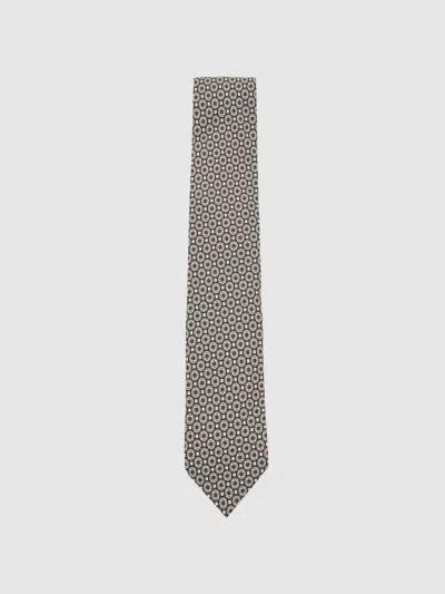 Reiss Chocolate Brown Multi Tie