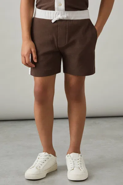 Reiss 5 Years In Chocolate Brown / Off White
