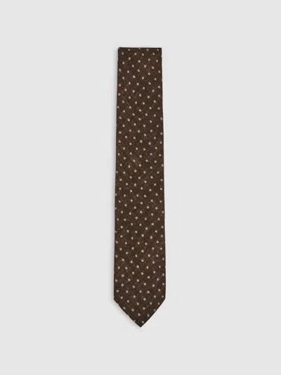 Reiss Chocolate Brown Tie