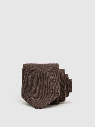Reiss Chocolate Brown Tie