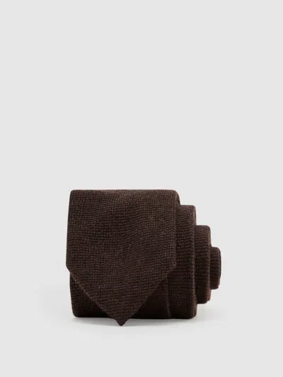 Reiss Chocolate Brown Tie