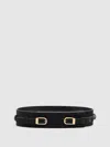 Reiss Chocolate Belt In Brown
