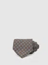 Reiss Chocolate/charcoal Tie In Green