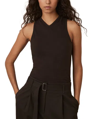 Reiss Clara Racerback Vest In Brown