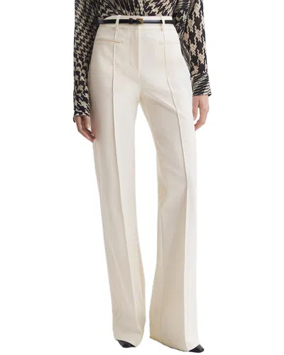 Reiss Claude Flare Leg Trouser In White