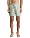 Reiss Cliff Plain 4.9 Swim Shorts In Mint Green