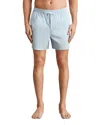Reiss Cliff Plain 4.9 Swim Shorts In Soft Blue