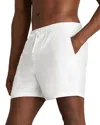 Reiss Cliff Plain Drawstring Swim Trunk In White