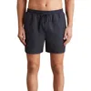 Reiss Cliff Water Resistant Swim Trunks In Blue