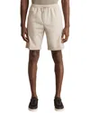 Reiss Stone Short Drawstring Technical Cargo Shorts In Neutral