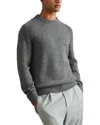 Reiss Cloud Wool-blend Sweater In Gray