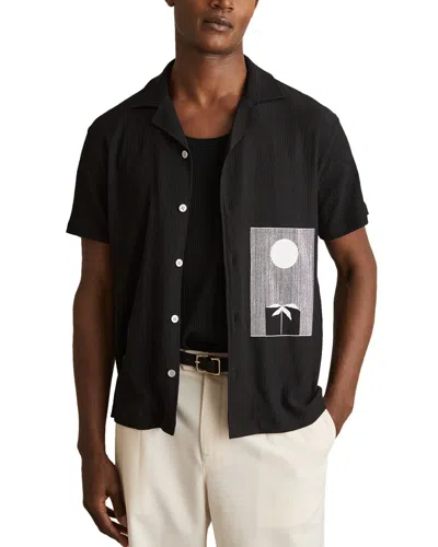 Reiss Coast Shirt In Black