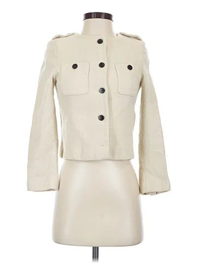 Pre-owned Reiss Coat In Ivory