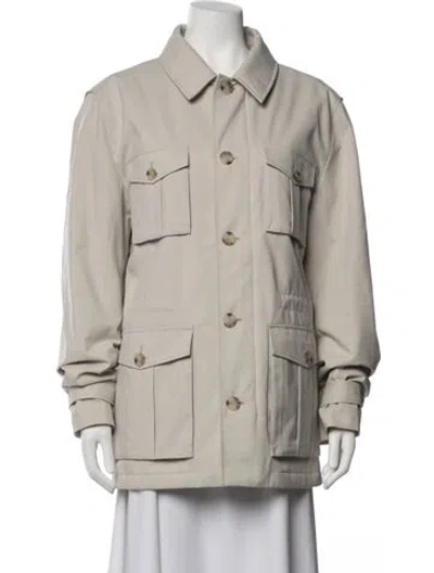 Pre-owned Reiss Coat In Neutrals