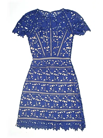 Pre-owned Reiss Cocktail Dress In Blue
