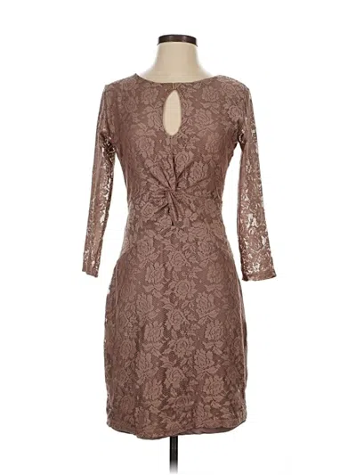 Pre-owned Reiss Cocktail Dress In Brown
