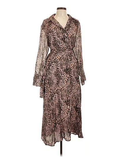 Pre-owned Reiss Cocktail Dress In Brown