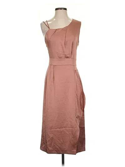 Pre-owned Reiss Cocktail Dress In Brown