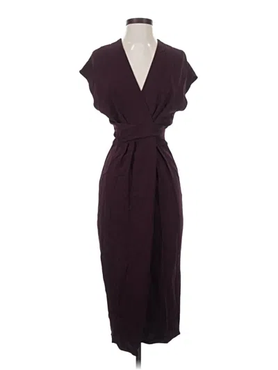 Pre-owned Reiss Cocktail Dress In Burgundy