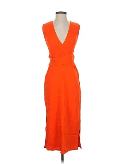 Reiss Cocktail Dress In Orange