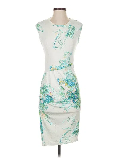 Pre-owned Reiss Cocktail Dress In Silver