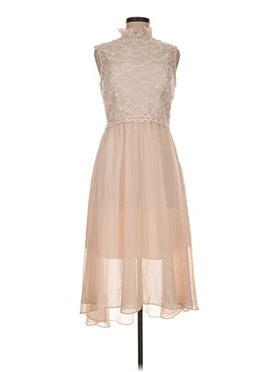 Pre-owned Reiss Cocktail Dress In Tan