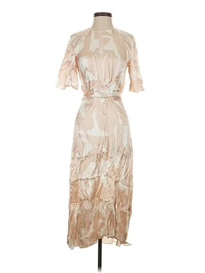 Pre-owned Reiss Cocktail Dress In Tan