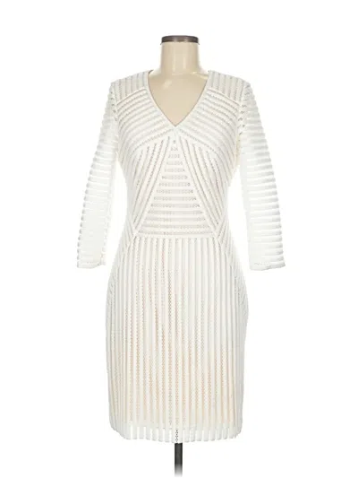 Pre-owned Reiss Cocktail Dress In White