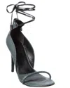 Reiss Coco Lizard-embossed Leather Sandal