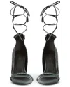 Reiss Coco Lizard-embossed Leather Sandal
